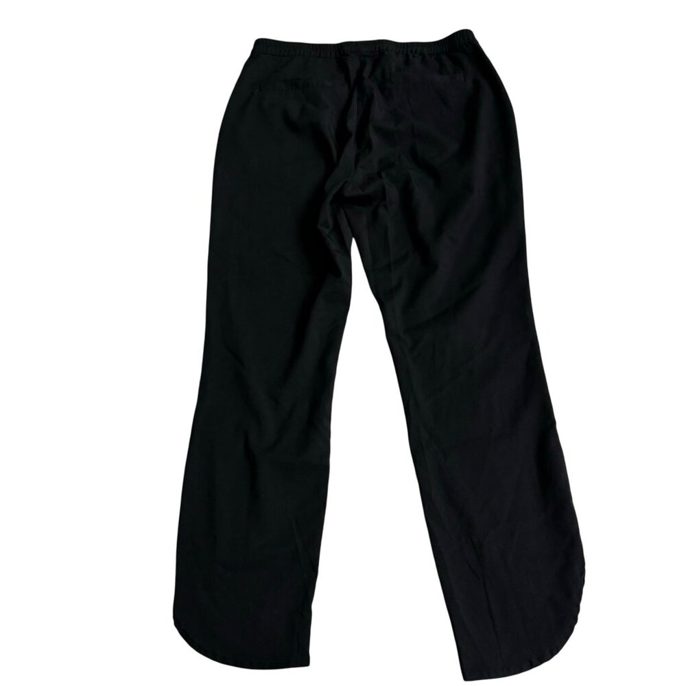 Marine Layer Allison Black Cropped Pants Small elastic waist light weight New - Picture 4 of 14